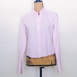 Charter Club Light Pink Pinstripe Button Down